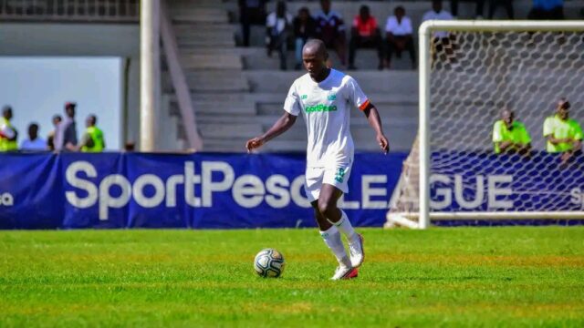 Alpha Onyango in action for Gor Mahia Vs aps bomet